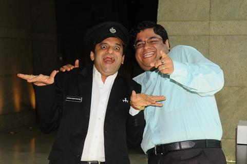 Sumit and Paresh as Gaumukh and Ghotak Narayan in Chidiya Ghar