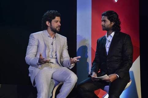 Farhan Akhtar launches HSBC and Makemytrip credit card at Grand Hyatt