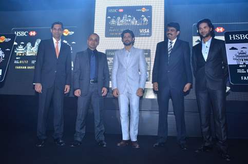 Farhan Akhtar launches HSBC and Makemytrip credit card at Grand Hyatt