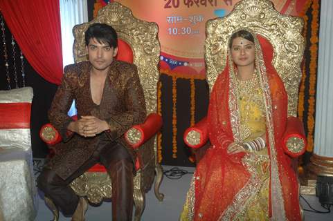 Gurmeet Choudhary & Kratika Sengar at ZEE TV Punar Vivah serial launch at Westin Hotel