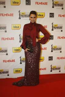 Neha Dhupia at 57th Idea Filmfare Awards 2011