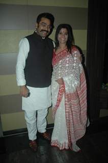 Ashutosh Rana & Renuka Shahane at Rajeev Paul's book launch at Andheri