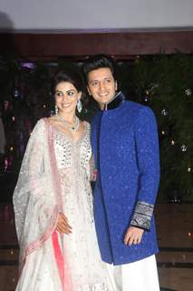 Ritesh Deshmukh & Genelia Dsouza pre-wedding Sangeet ceremony at Hotel TajLands End in Mumbai