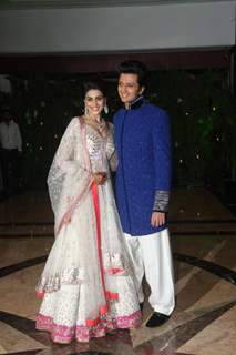 Ritesh Deshmukh & Genelia Dsouza pre-wedding Sangeet ceremony at Hotel TajLands End in Mumbai