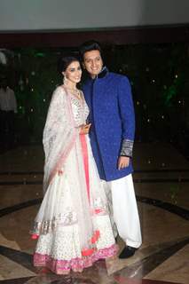 Ritesh Deshmukh & Genelia Dsouza pre-wedding Sangeet ceremony at Hotel TajLands End in Mumbai