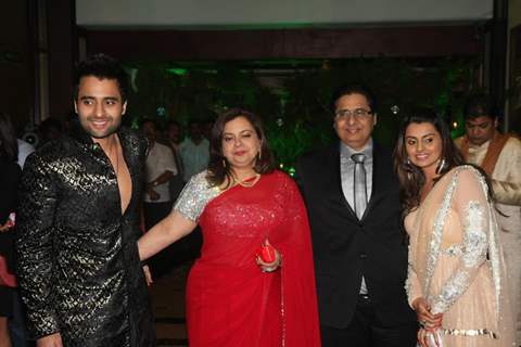 Jackky Bhagnani at Ritesh Deshmukh & Genelia Dsouza Sangeet ceremony at Hotel TajLands End in Mumbai