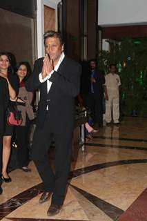 Jackie Shroff at Ritesh Deshmukh & Genelia Dsouza Sangeet ceremony at Hotel TajLands End in Mumbai