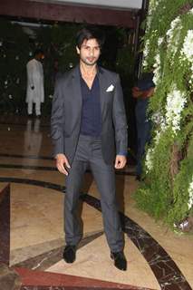 Shahid Kapoor at Ritesh Deshmukh & Genelia Dsouza Sangeet ceremony at Hotel TajLands End in Mumbai