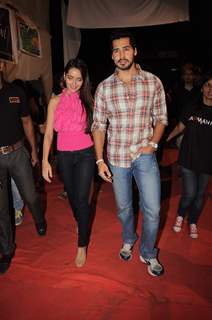 Shazahn Padamsee & Dino Morea at Dhristi college fest at Juhu