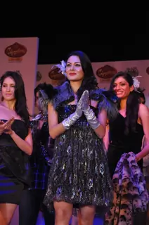 Models walk the ramp for McDowell’s Signature Premier Indian Derby 2012 fashion show at RWITC