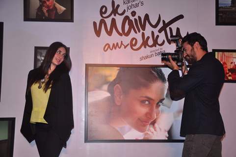 Imran Khan & Kareena Kapoor at Press meet of movie 'Ek Main Aur Ekk Tu'