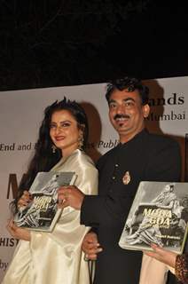 Rekha launch Designer Wendell Rodricks trendy yet traditional Goan culture  book 'Moda Goa' at Taj Lands End