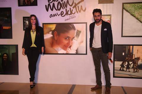 Imran Khan & Kareena Kapoor at Press meet of movie 'Ek Main Aur Ekk Tu' photography exhibition at Cinemax in Mumbai