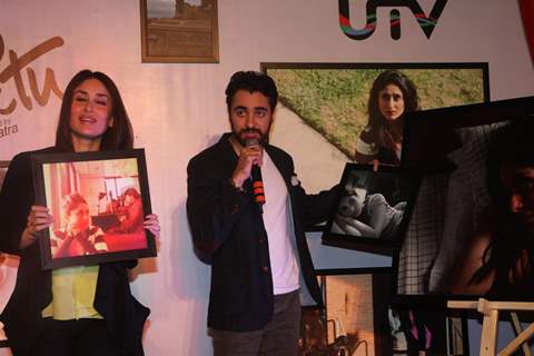 Imran Khan & Kareena Kapoor at Press meet of movie 'Ek Main Aur Ekk Tu' photography exhibition at Cinemax in Mumbai