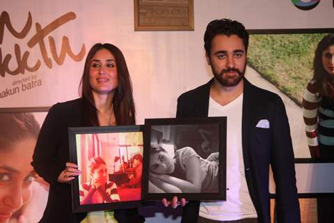 Imran Khan & Kareena Kapoor at Press meet of movie 'Ek Main Aur Ekk Tu' photography exhibition at Cinemax in Mumbai