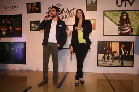 Imran Khan & Kareena Kapoor at Press meet of movie 'Ek Main Aur Ekk Tu' photography exhibition at Cinemax in Mumbai
