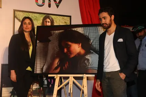 Imran Khan & Kareena Kapoor at Press meet of movie 'Ek Main Aur Ekk Tu' photography exhibition at Cinemax in Mumbai
