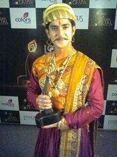 Mandar Jadhav at Colors Golden Petal Awards