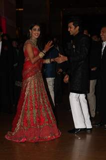 Ritesh Deshmukh & Genelia Dsouza wedding reception in Mumbai