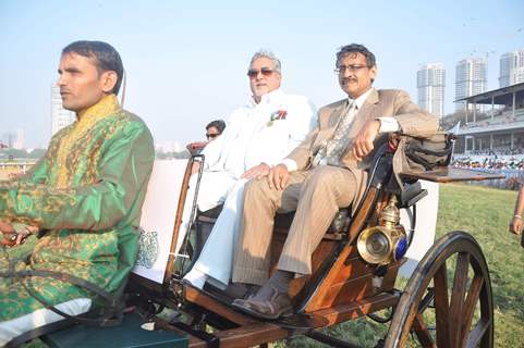 Vijay Mallya at Mcdowell Signature Derby day 1 in RWITC