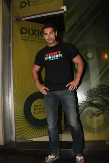 Actor John Abraham at  a special screening of the Oscar nominated best picture, Dreamworks Studios & Reliance Entertainments