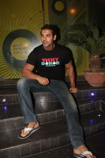 Actor John Abraham at  a special screening of the Oscar nominated best picture, Dreamworks Studios & Reliance Entertainments