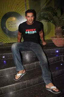 Actor John Abraham at  a special screening of the Oscar nominated best picture, Dreamworks Studios & Reliance Entertainments