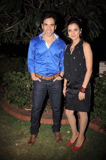 Kulraj Randhawa and Tusshar Kapoor at Times Rewards Awards Feb 7 2012 . .