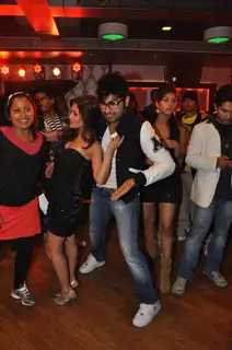 Riya Sen and actor Arya Babbar shot for a song of their upcoming movie Zindagi 50-50 at Andheri