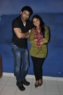 Riya Sen and actor Arya Babbar shot for a song of their upcoming movie Zindagi 50-50 at Andheri