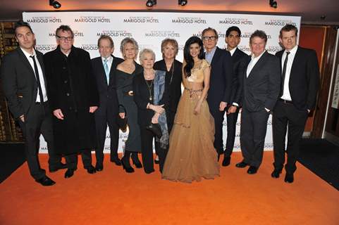 The Best Exotic Marigold Hotel Premiere at London