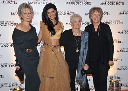 The Best Exotic Marigold Hotel Premiere at London