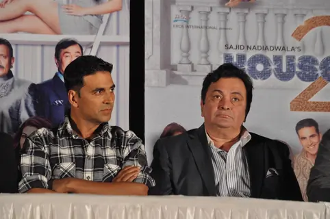 Rishi Kapoor & Akshay Kumar at First look launch of 'Housefull 2'
