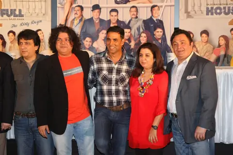 Sajid, Farah, Akshay, & Rishi Kapoor at First look launch of 'Housefull 2'