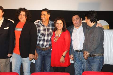 Sajid, Farah, Akshay, & Rishi Kapoor at First look launch of 'Housefull 2'