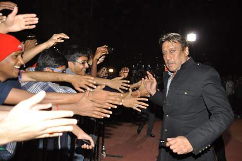 Bollywood celebrities at Max Stardust Awards 2012 at Bhavans College Grounds in Mumbai