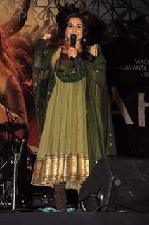 Vidya Balan at the music launch of her upcoming film &quot;Kahaani&quot; at Kalaghoda music festival. .