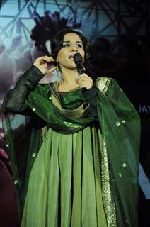 Vidya Balan at the music launch of her upcoming film &quot;Kahaani&quot; at Kalaghoda music festival. .