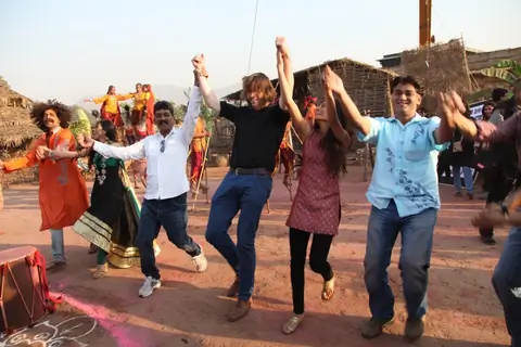 On Location of Movie Ajintha – an untold story