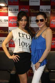 Bollywood actress Udita Goswami & Sofia Hayat visit Reliance Digital Store in Mumbai to promote their film Diary of a Butterfly