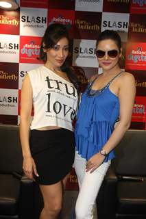 Bollywood actress Udita Goswami & Sofia Hayat visit Reliance Digital Store in Mumbai to promote their film Diary of a Butterfly