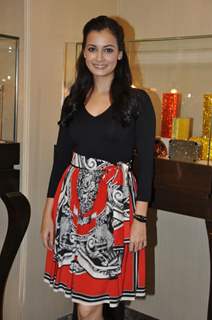 Dia Mirza, Sophie Chaudhary at Faarah Khan Valentine Collection launch