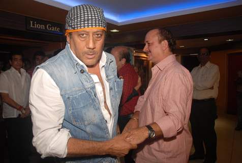 Chautha of Anupam Kher's late father Pushkarnath Kher at the ISKCON Temple in Juhu, Mumbai