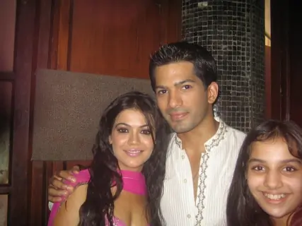 Amit Tandon and Shweta Gulati photo from the sets of Dill Mill Gayye.