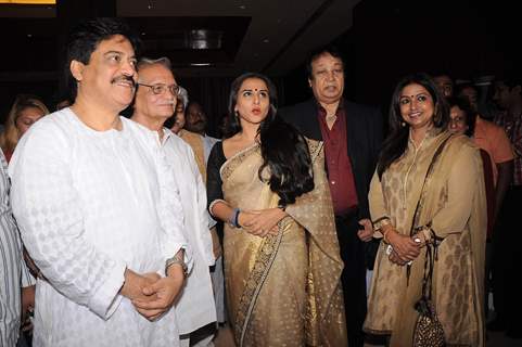 Vidya Balan at Gulzar and Jagjit Singh album launch at Novotel Hotel. .