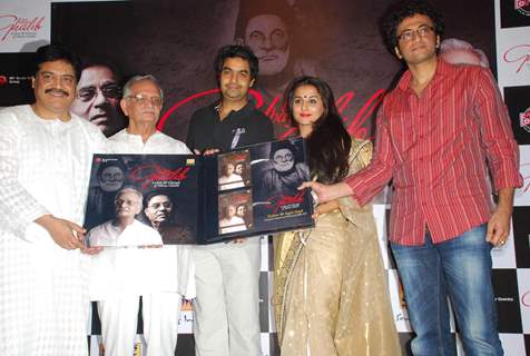 Vidya Balan at Gulzar and Jagjit Singh album launch at Novotel Hotel. .