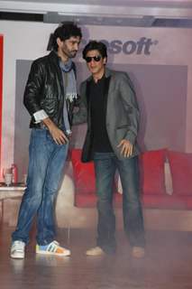 Gaurav Kapoor & Shahrukh Khan at Don 2 Microsoft promotions at Taj Lands End