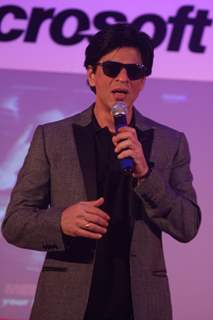 Shahrukh Khan at Don 2 Microsoft promotions at Taj Lands End