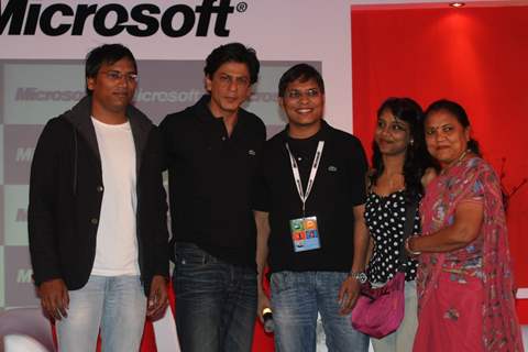 Shahrukh Khan at Don 2 Microsoft promotions at Taj Lands End