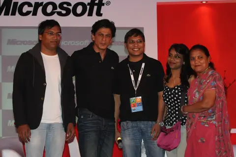 Shahrukh Khan at Don 2 Microsoft promotions at Taj Lands End